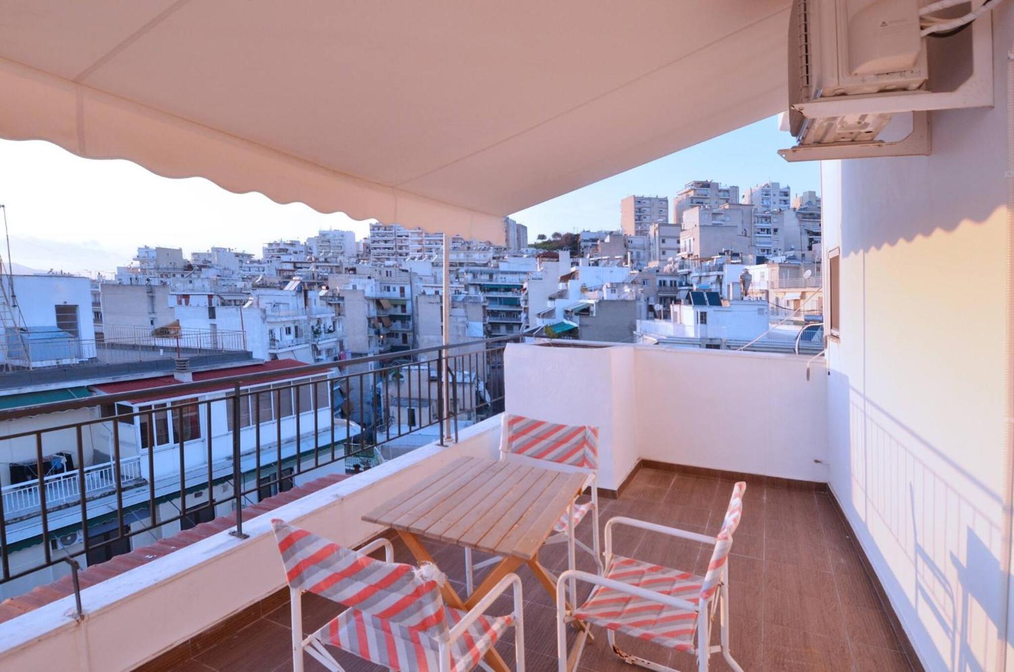 A Minimal Retire At Kypseli With An Amazing View Lejlighed Athen Eksteriør billede